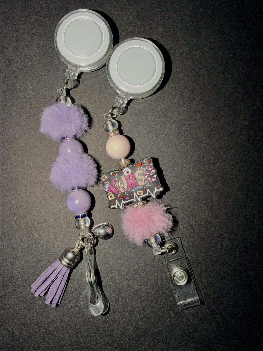 Beaded Badge Reel
