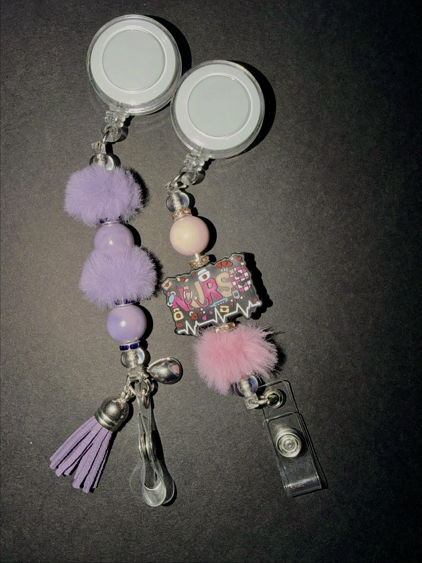 Beaded Badge Reel