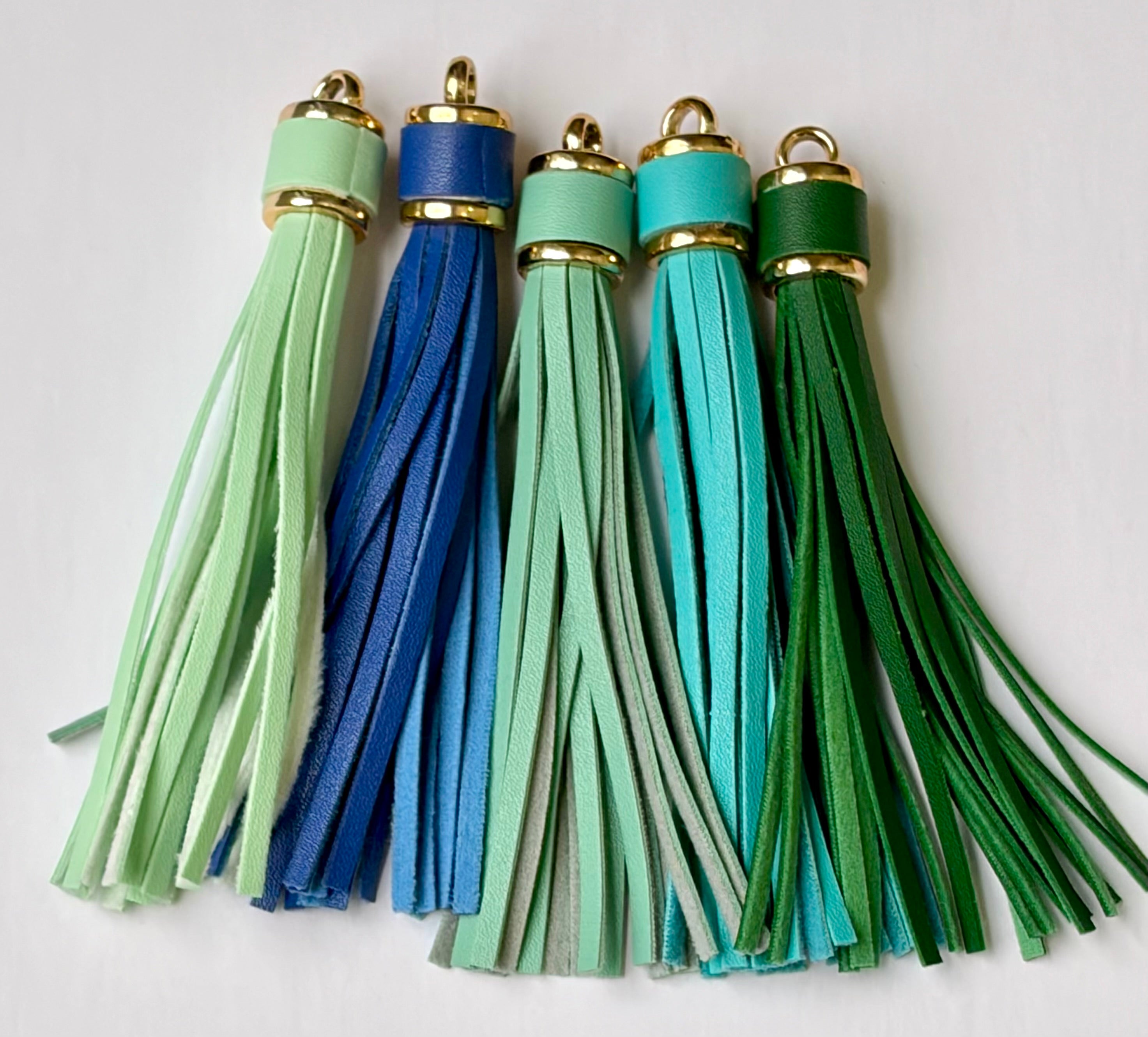 4.3 inch Faux Leather Tassel