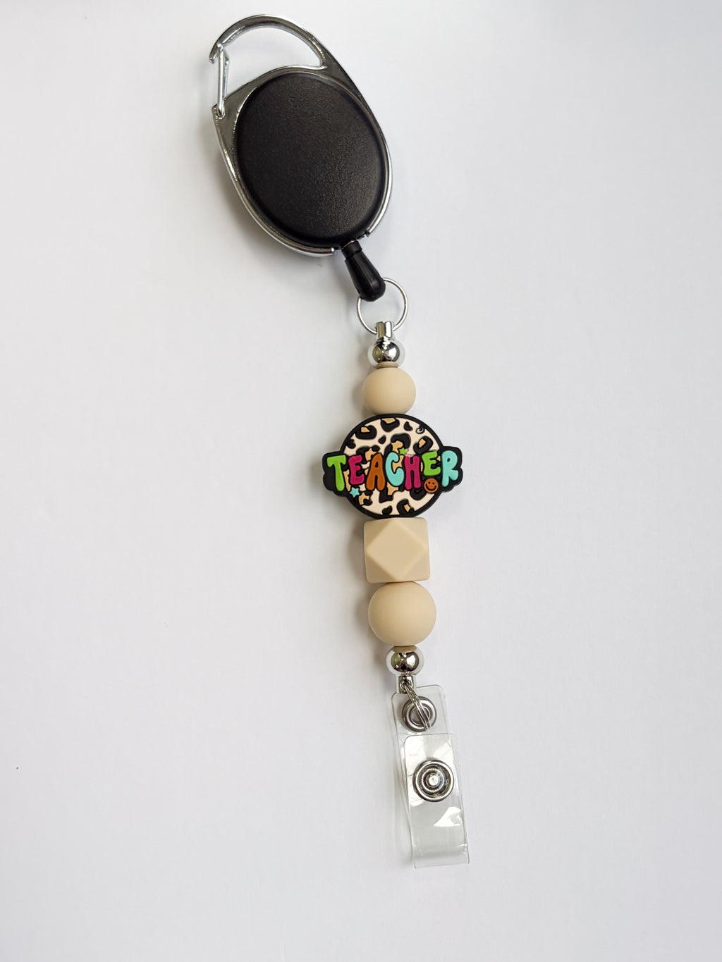Beaded Badge Reel