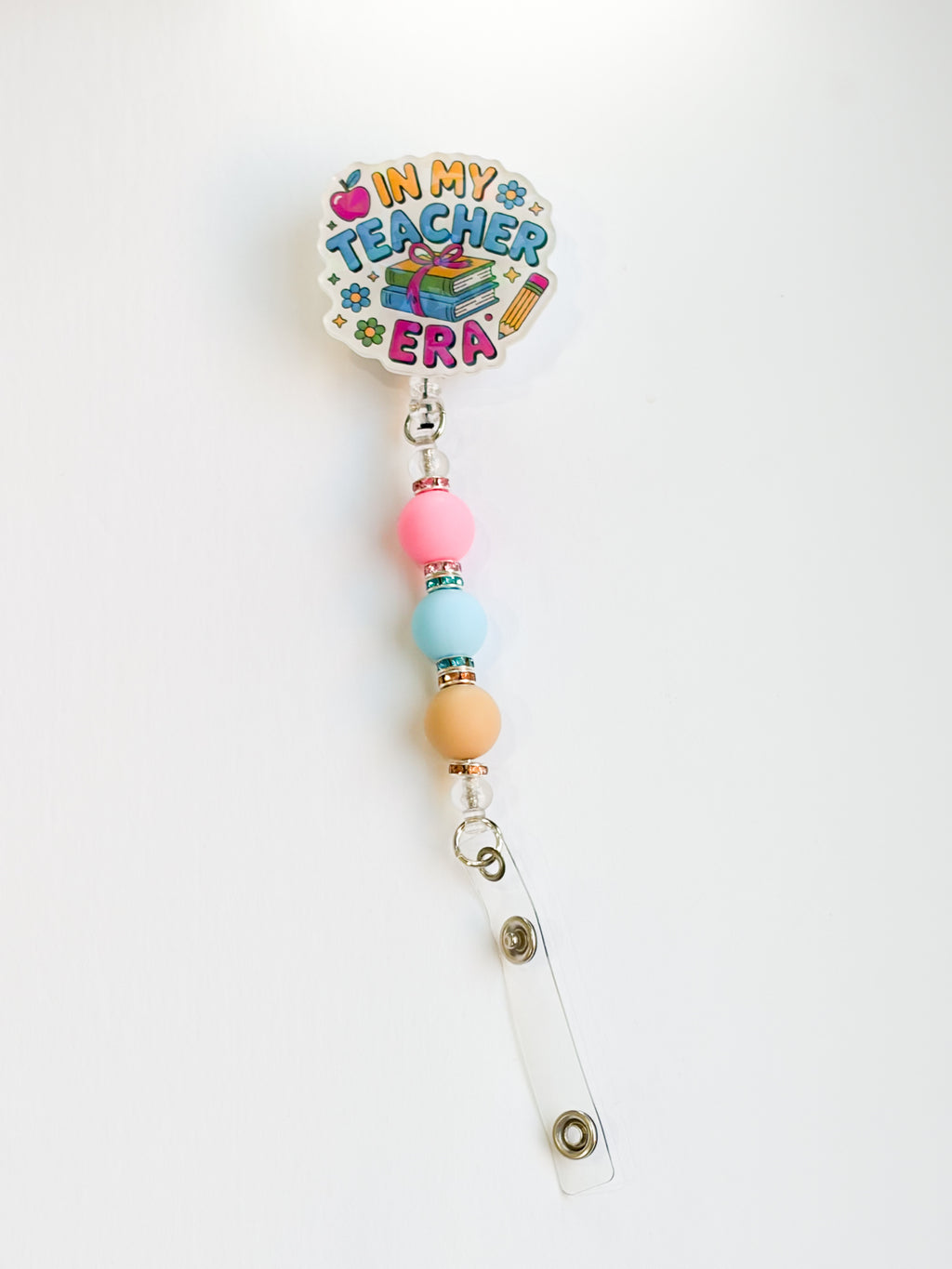 Beaded Badge Reel