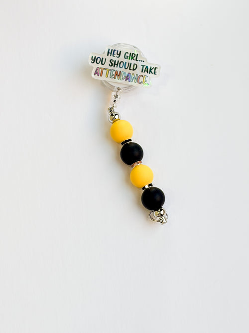 Beaded Badge Reel